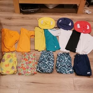 Colorful Kids' Swimwear Set